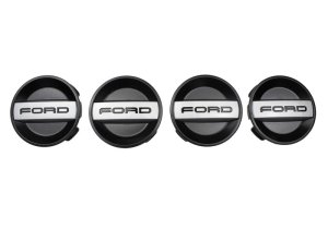 Ford F-150 Raptor Wheel Center Caps - Ford Racing - Set Of 4 - `17-`20
